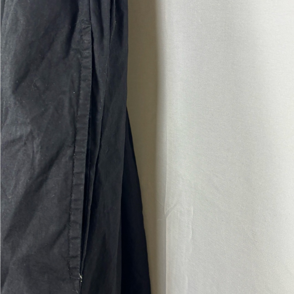 French Connection Midi Dress Smocked Black Size 2 - Picture 3 of 10